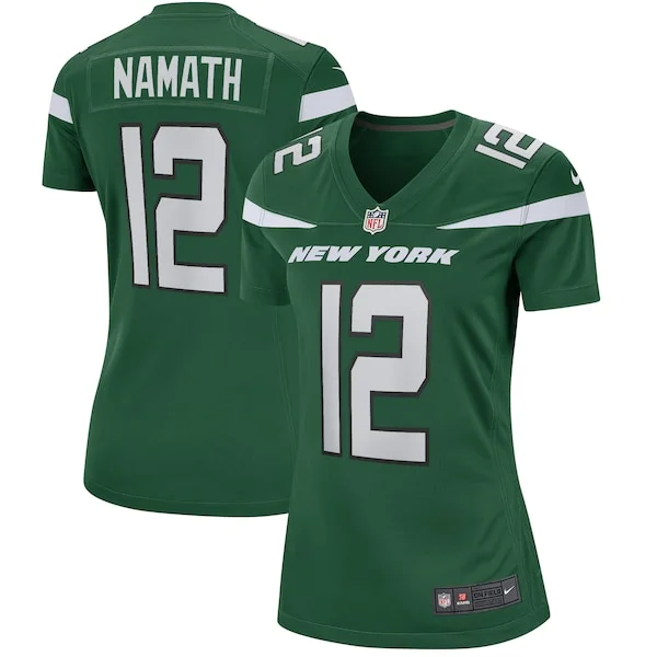 None Joe Namath Game Jersey - Green | NFL Player Jersey | NFL Football
