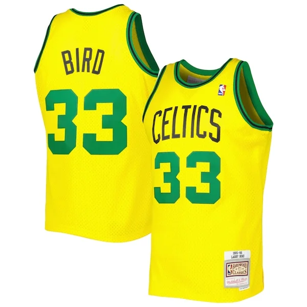 Larry Bird BOS Swingman Jersey - vintage Basketball game-day