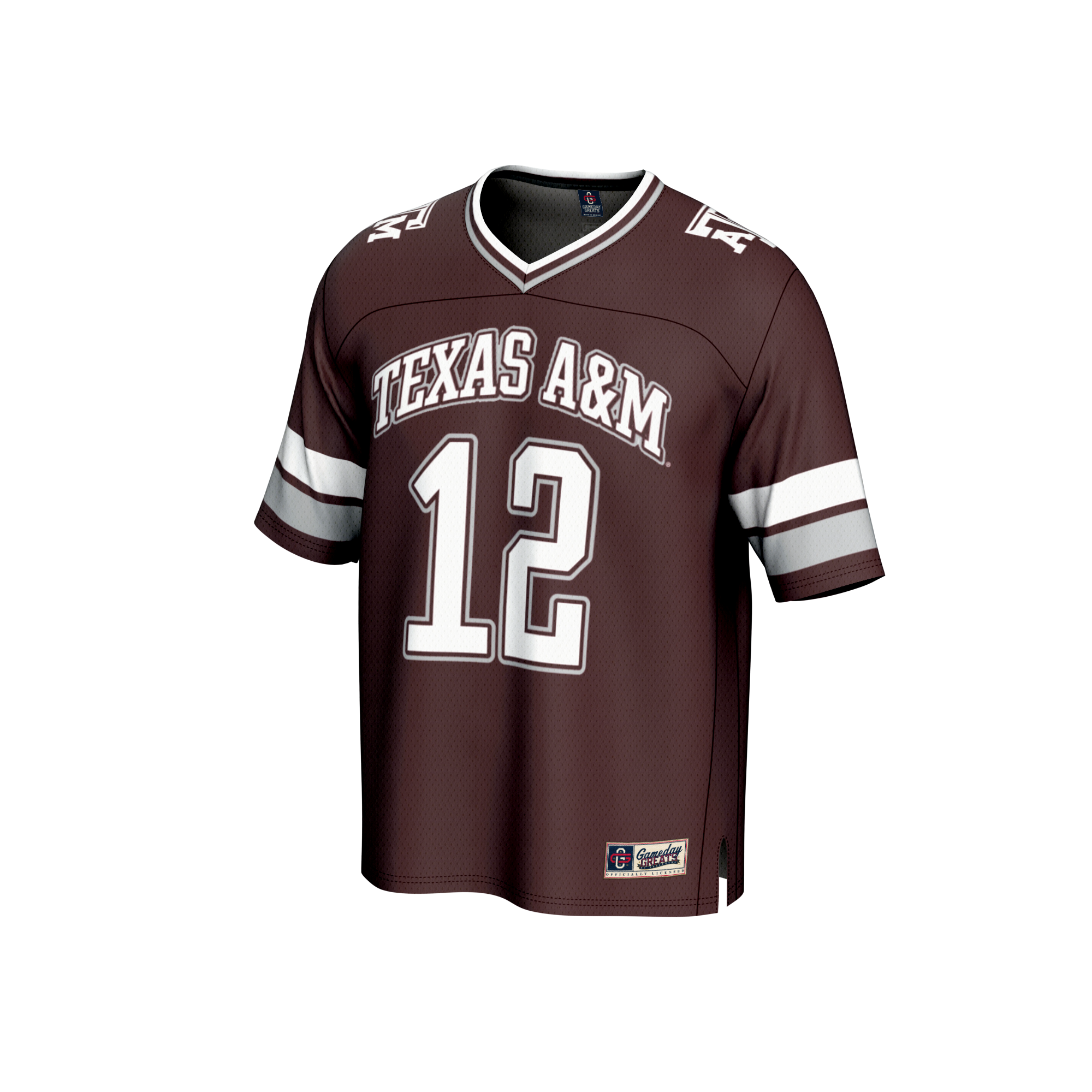 [DDG] Texas A&M Aggies GameDay Greats Youth Lightweight Collegiate Football Fashion Jersey - Maroon