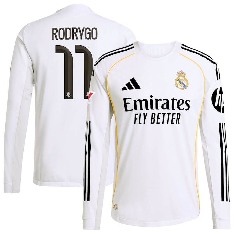 Authentic Real Madrid Men's 2025 Authentic Jersey - Authentic Soccer...