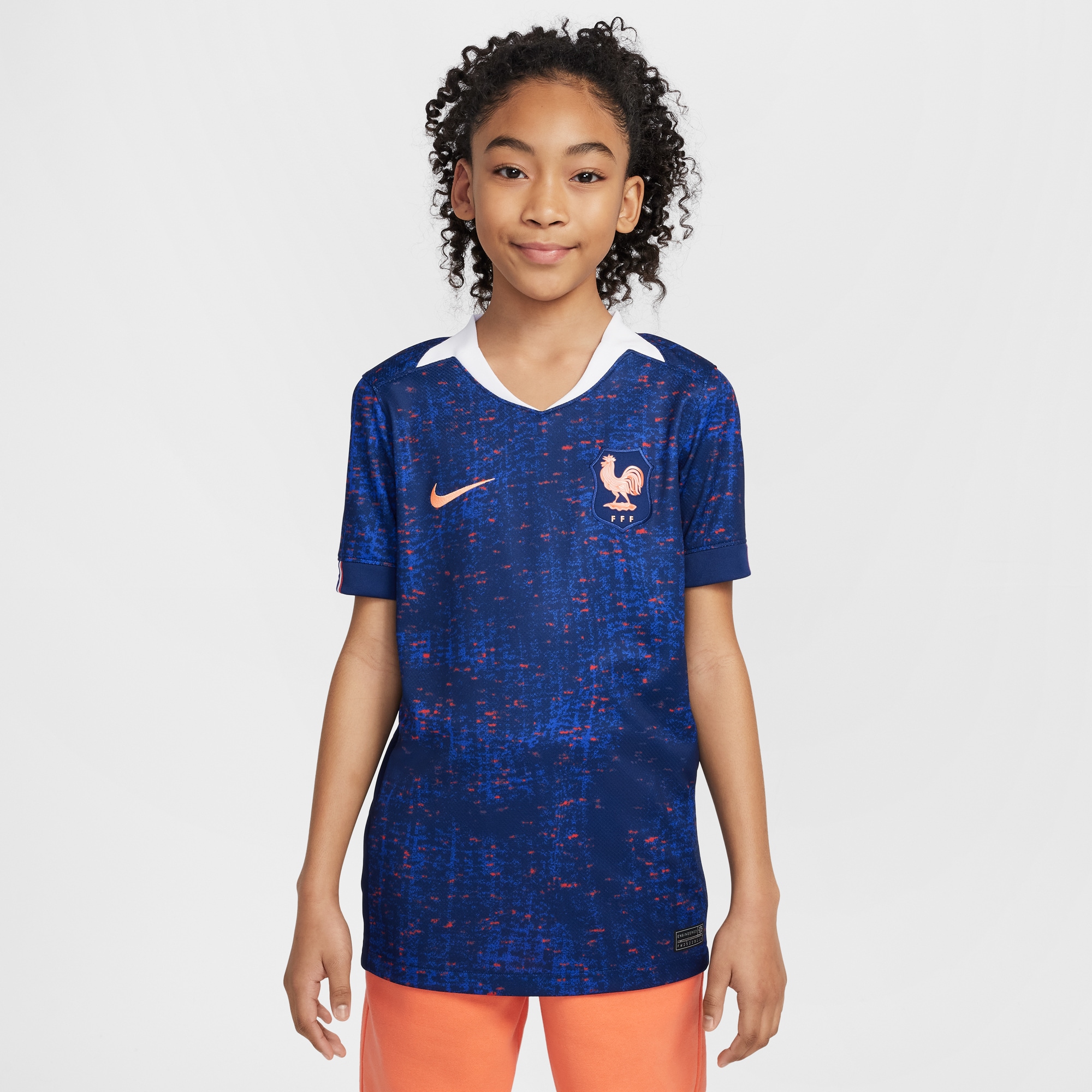 [SJH] France Women's National Team Youth 2025/26 Home Replica Jersey - Blue