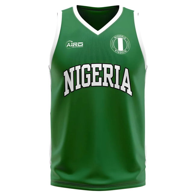 Nigeria Home Concept Basketball Shirt - Baby