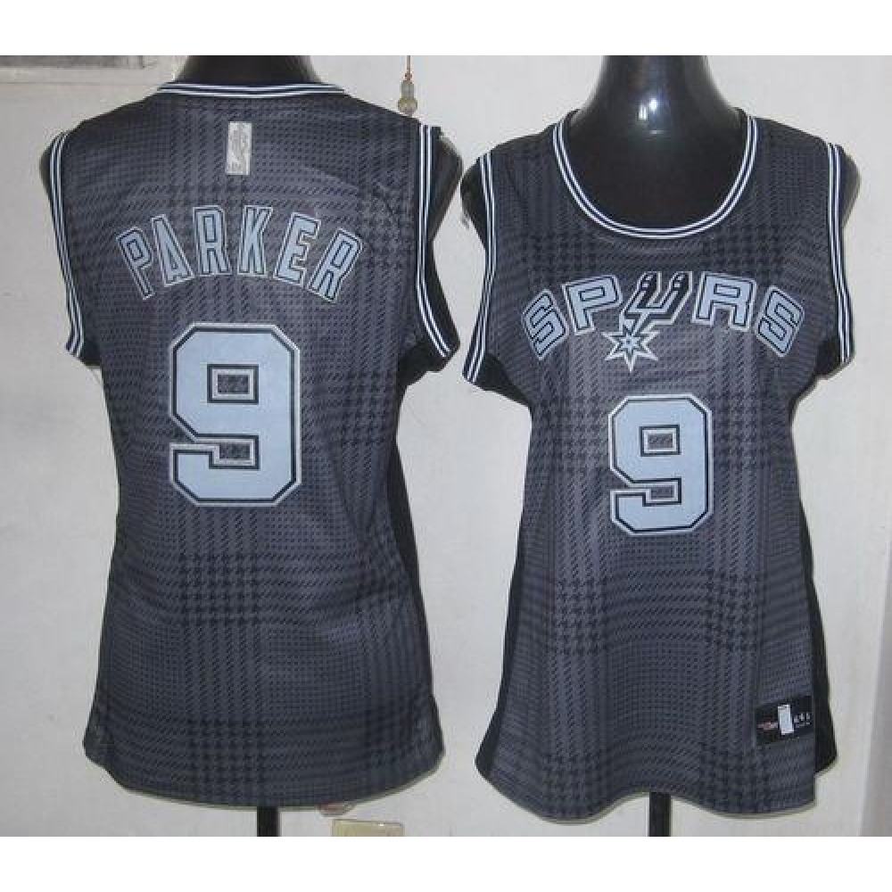 Collector's Item Contemporary Men's Spurs #9 Tony Black Basketball Jersey