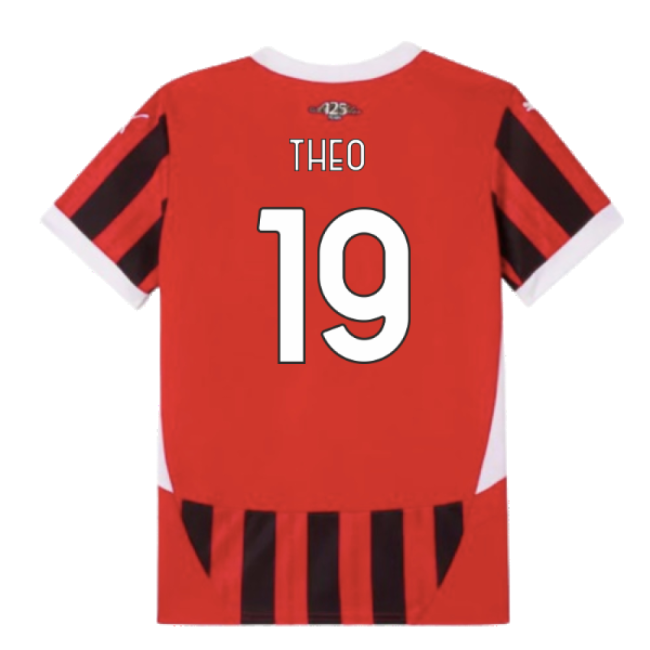 Home Shirt for AC Milan 2024-2025 (Kids