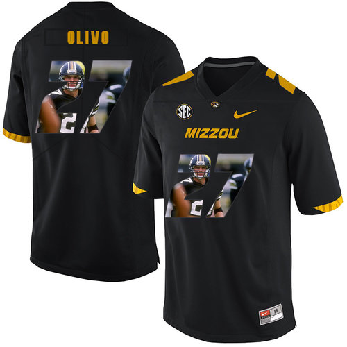 Men's None Black 2024 official licensed Brock Olivo #27 replica Jersey