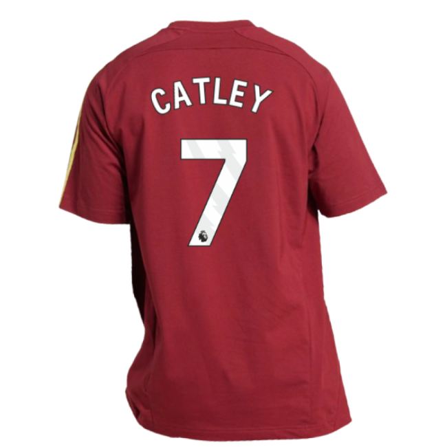Authentic 2025-2026 Arsenal Ubp Tee (noble Maroon) (catley 7)