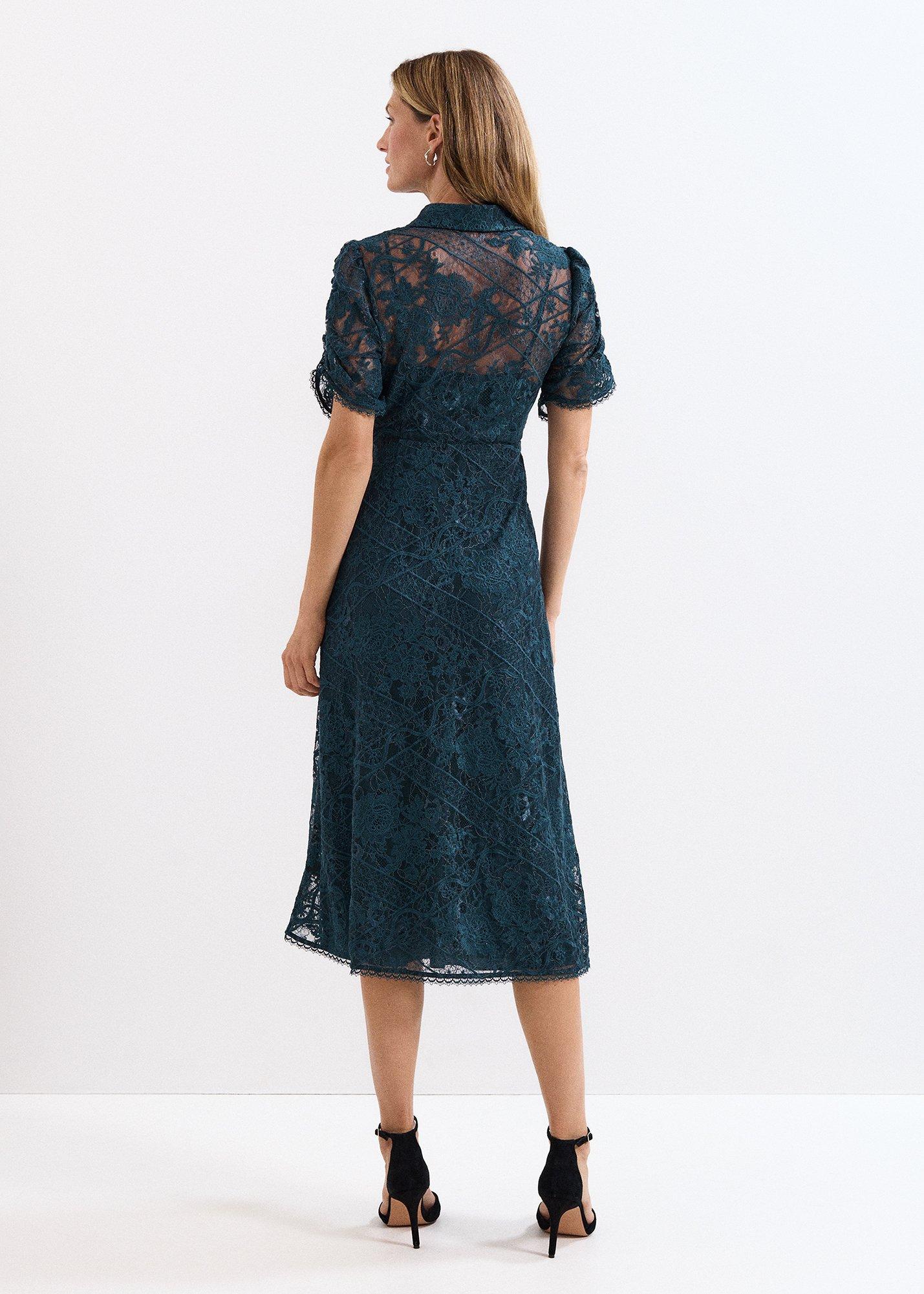 Lunna Lace Midi Skirt Dress