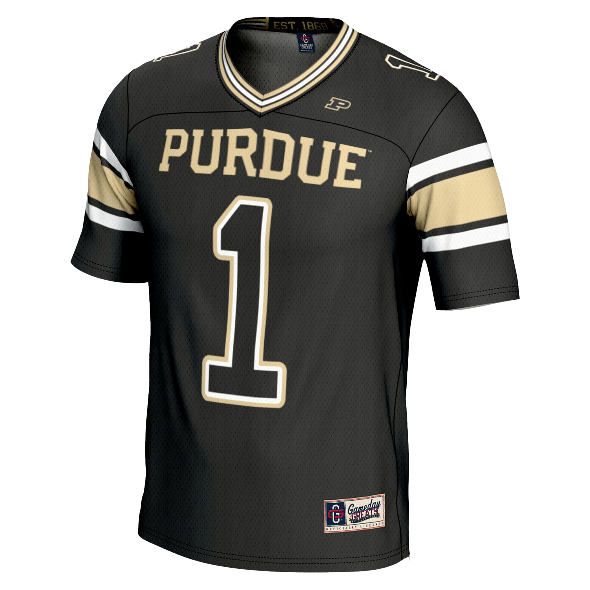#1 Purdue Boilermakers GameDay Greats Endzone 2026/2027 Football Jersey - Black