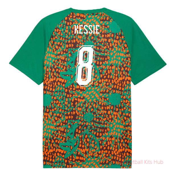 2026-2027 Ivory Coast Warm Up Jersey (Sport Green) (Kessie 8)