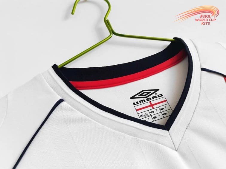 England 2002 World Cup Home Long Football Kit