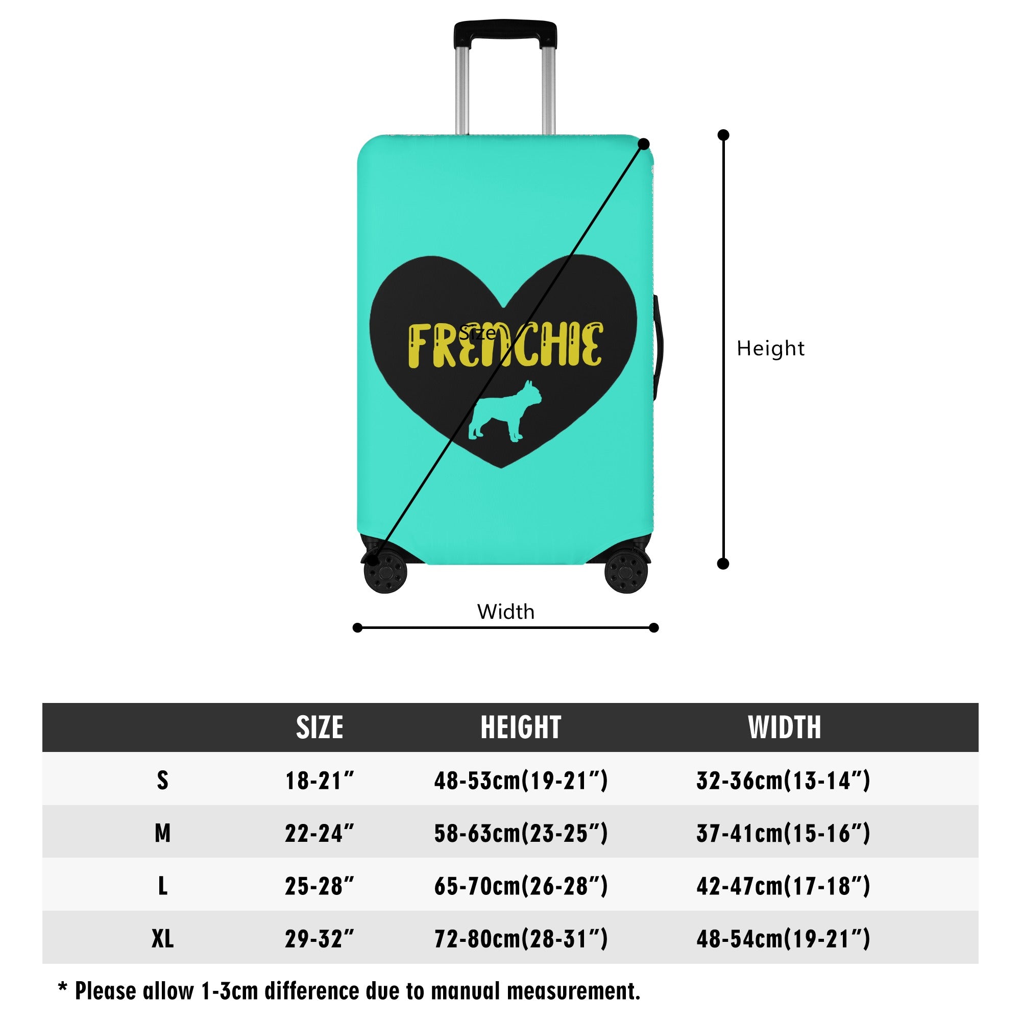 Coco - Premium Luggage Cover For Frenchie Pups | Non-slip Design