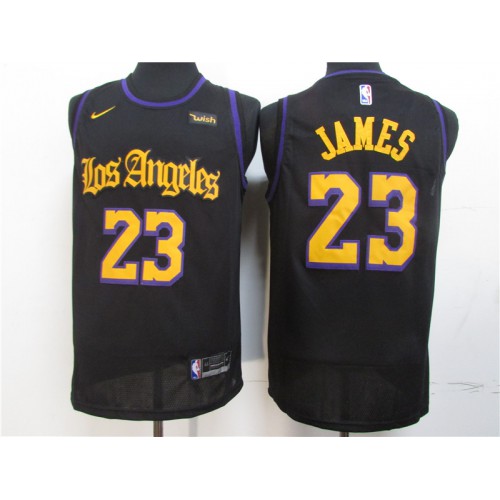 Lakers Black LeBron James #23 Jersey - Discounted Game Day Wear