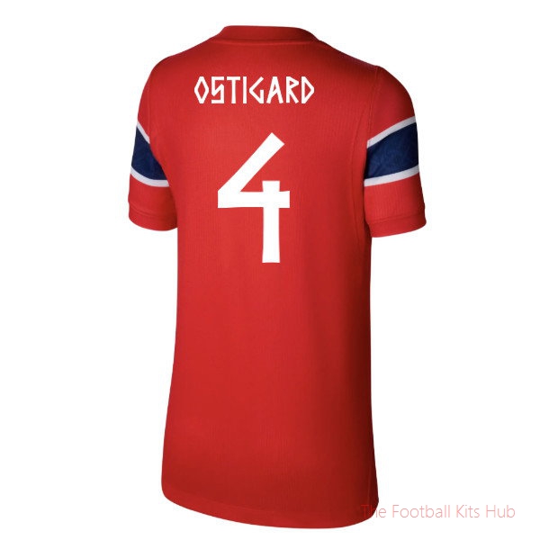 2026-2027 Norway Home Shirt (Kids) (Ostigard 4)
