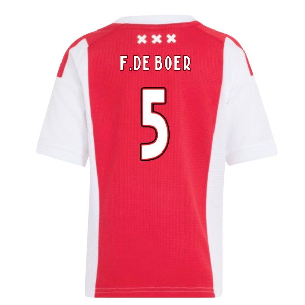 [JGK] 2026-2027 Ajax Home Little Boys Mini Kit (F.De Boer 5)