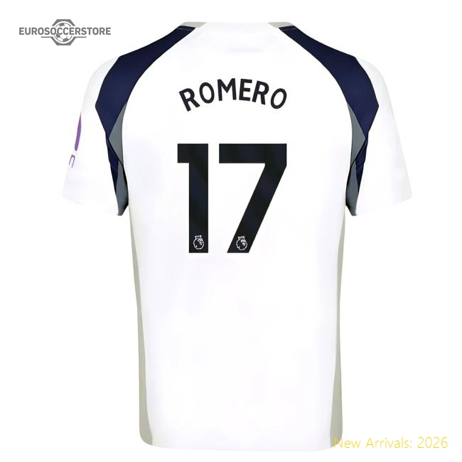 2025-2026 Thfc Hotspur Home Shirt (romero 17) - Match Day Jersey