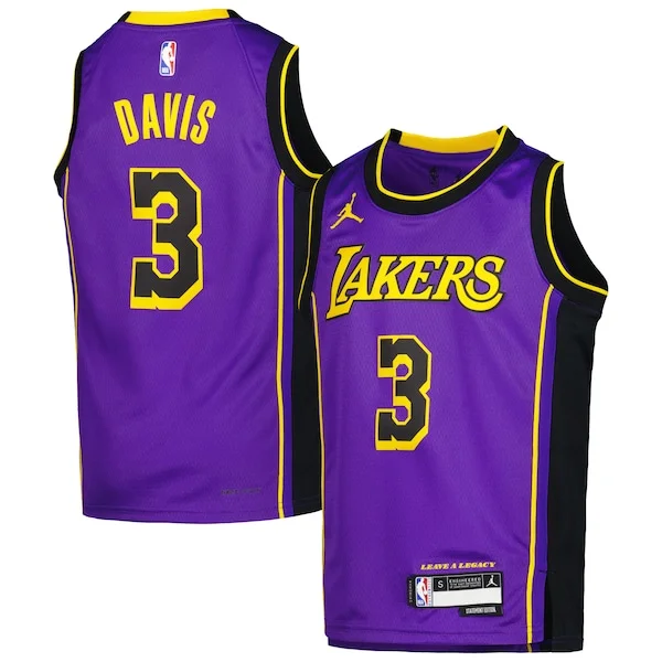 Pro-Grade Anthony Davis LAL Swingman Jersey - Budget Price