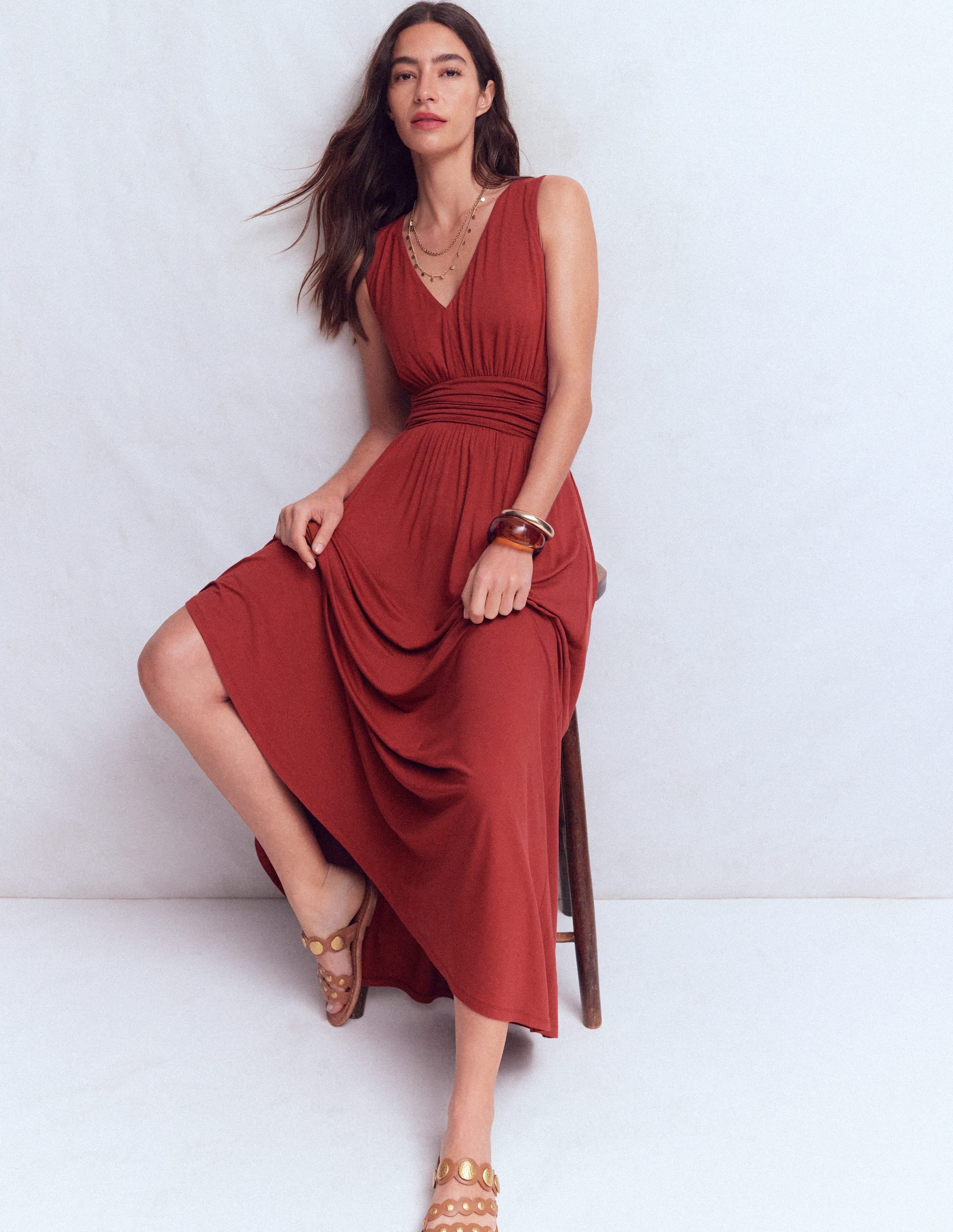 Elodie Jersey Maxi Dress