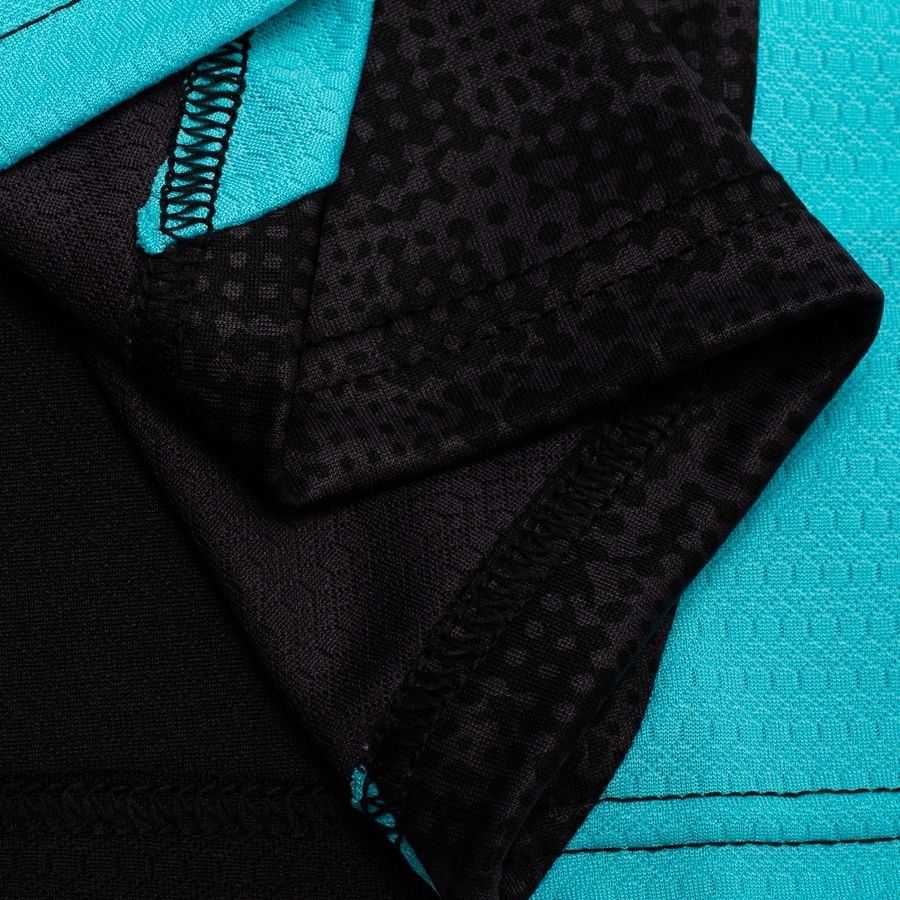 Marseille Training Shirt 1/4 Zip - PUMA Black/Team Aqua Kids