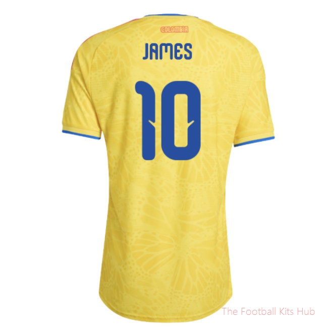 2026-2027 Colombia Authentic Home Shirt (James 10)