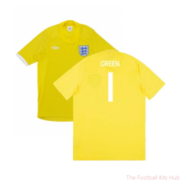 England 2010-11 GK Away Shirt (XXXL) (Very Good) (Green 1)