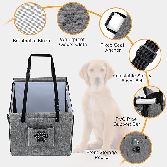 Nest – Foldable Travel Safety Cage For Dogs Pet Gear | Vet-recommended
