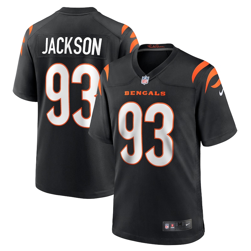 None McKinnley Jackson CIN Bengals Bold Great Value Jersey for NFL Fan