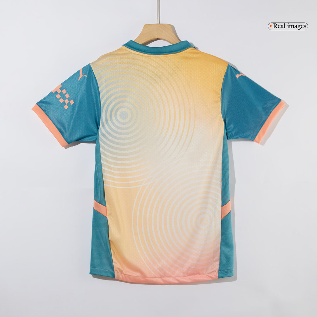 Player Version Manchester City Fourth Away Soccer Jersey 2024/25- Defi