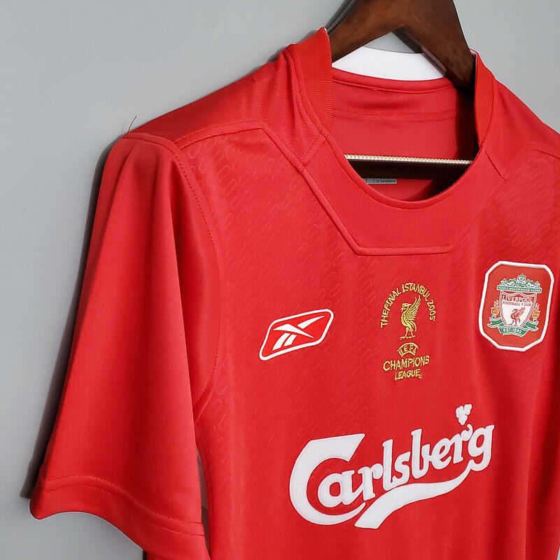 Cheap 2004-2005 Liverpool Home Champions League retro kit
