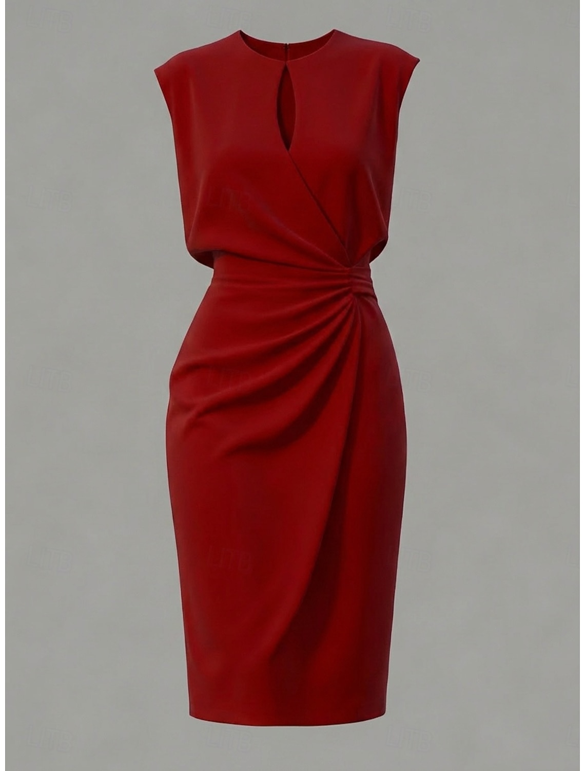 Women's Mini Dress Sheath Dress Modern Outdoor Going out Weekend Regular Fit Plain Sleeveless Crew Neck Black White Red Green Summer