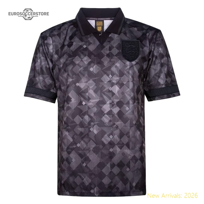 Black Out Retro Football Fan Edition Jersey For Match Days