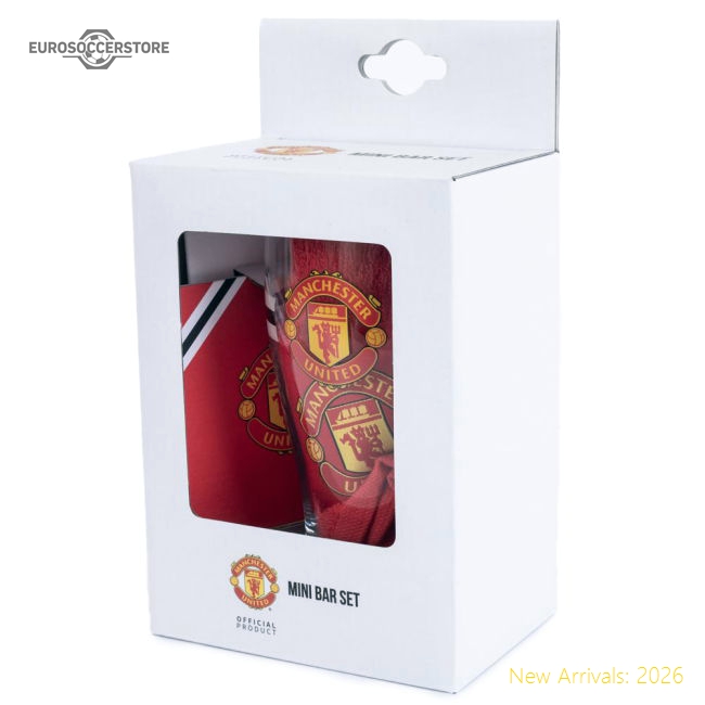Manchester United Fc Core Stripe Mini Bar Set - Unbeatable Value