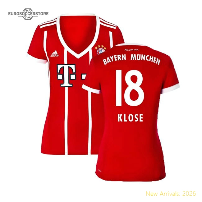 Bayern Munich Home Shirt (Klose (Xl) 2017-18 Xl) 18) Fan Edition