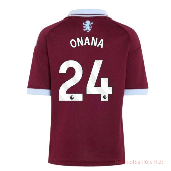 Football Aston Villa 2026-2027 Home Shirt (Kids) (Onana 24)
