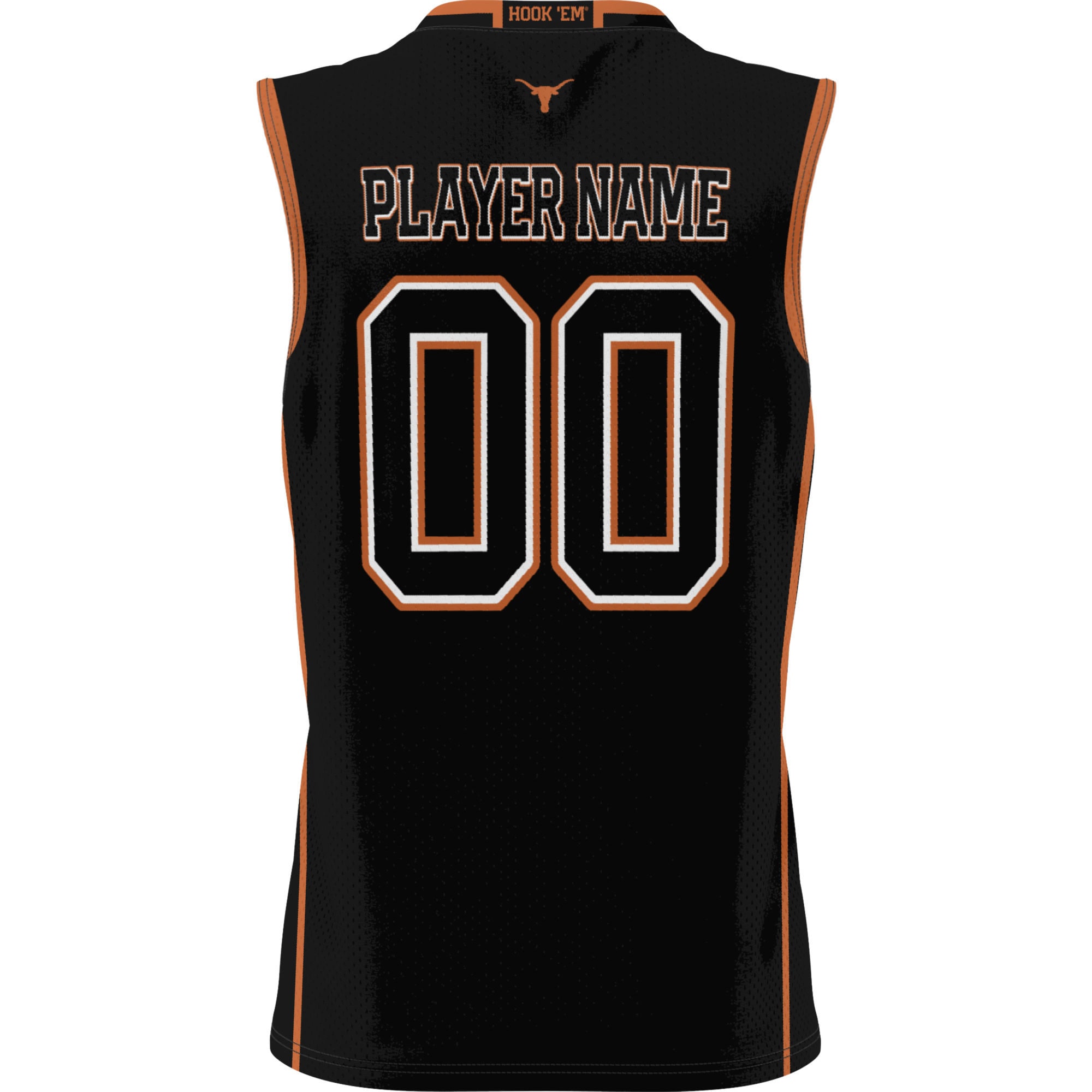 [NJP] Texas Longhorns GameDay Greats Unisex Lightweight NIL Pick-A-Player Women's Basketball Jersey - Black