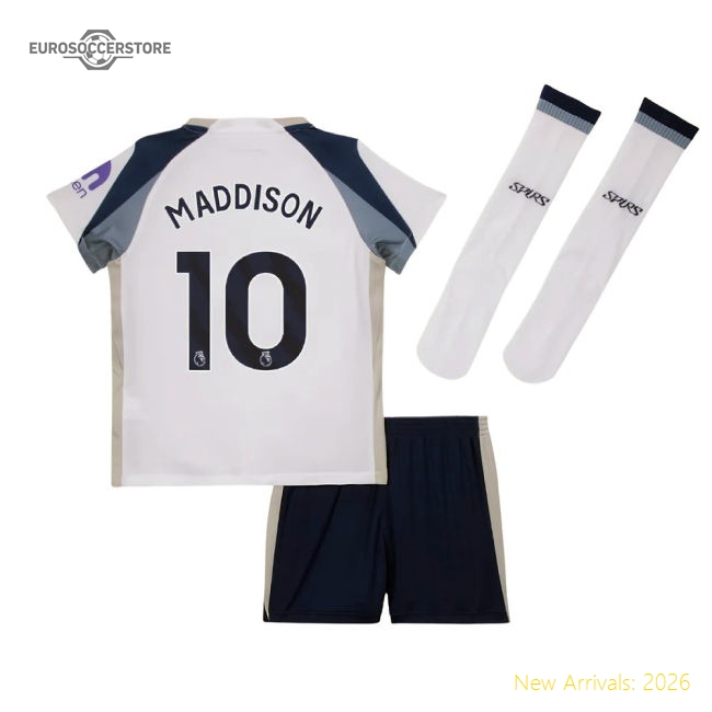 2025-2026 Spurs Home Little Kids Mini Kit (maddison 10)