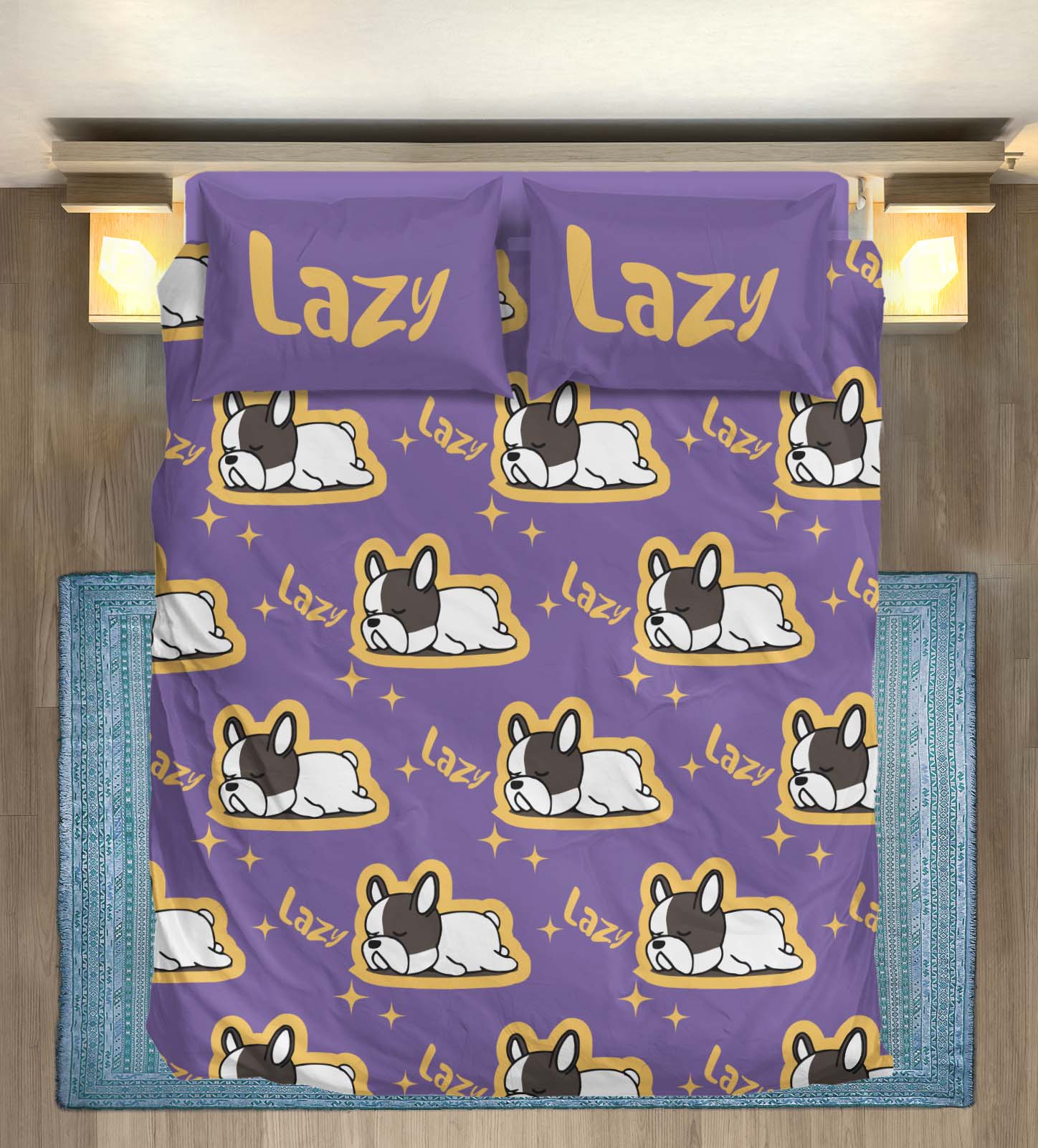 French Bulldog Bella Bedding Set Cute Frenchie Essential