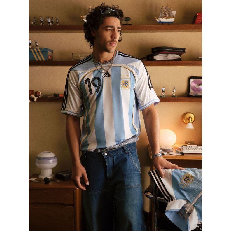 Argentina Home Shirt 2006 Messi 19 Pre Order For Algeria Football Fans