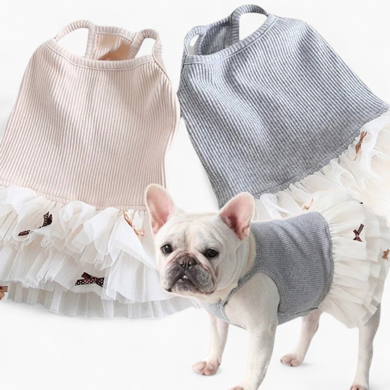 Dress – Soft Elegant Skirt Dog Outfit Indoor Use | Breed-optimized