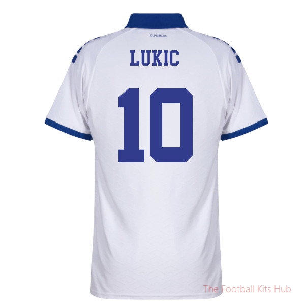 Breathable Replica Serbia 2025-2026 Away Shirt (Lukic 10)