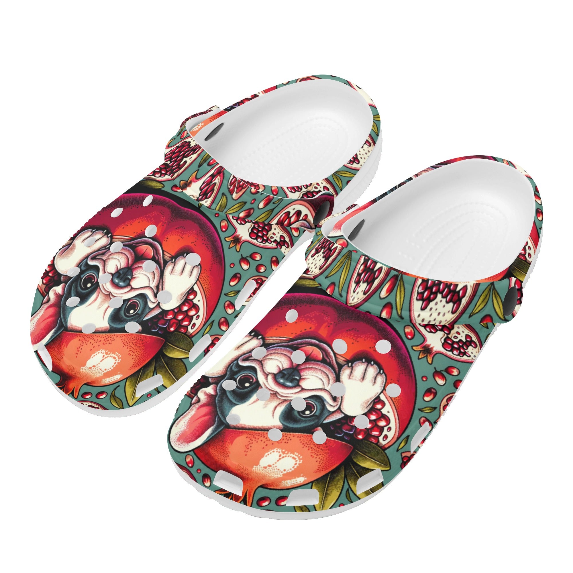 French Bulldog Winnie Unisex Clogs Useful Frenchie Gear