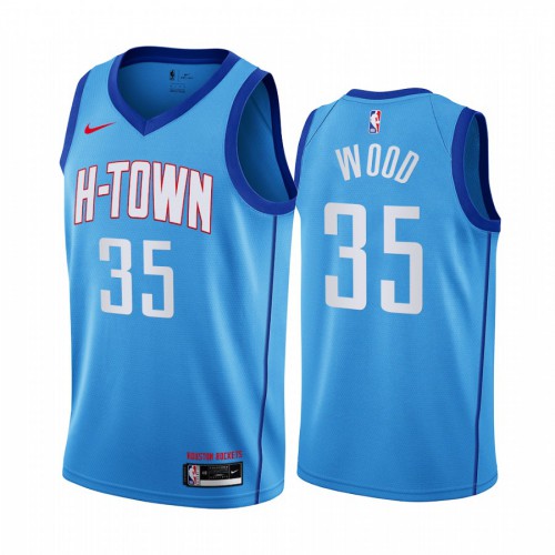 Blue Nike H. Rockets #35 NBA Jersey Basketball Jersey Basketball Jersey