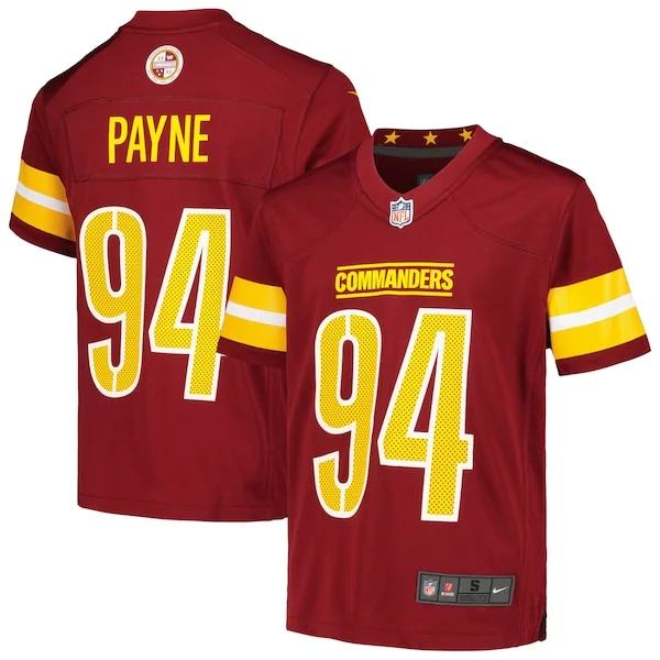 Performance None Game Jersey - Premium Burgundy NFL Fan Jersey | Ga...