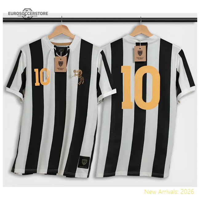 Turin Del Piero Retro Shirt With Laces La Zebra - Match Quality