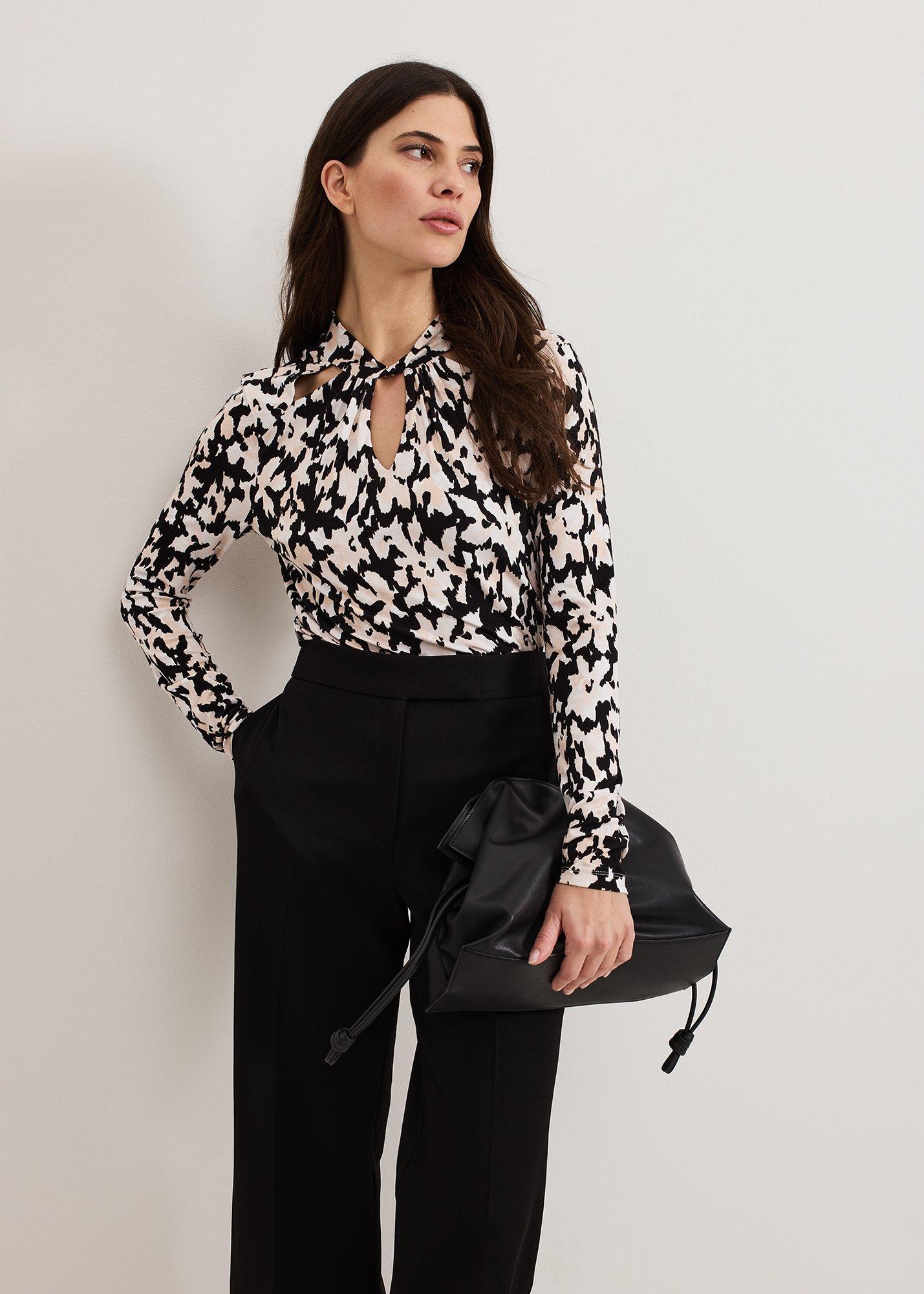 Mollie Abstract Printed Top