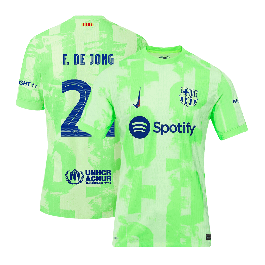 Player Version F.DE JONG #21 Barcelona Third Away Soccer Jersey 2024/2