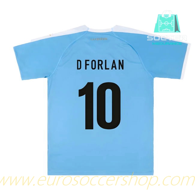 2019-2020 Uruguay Home Shirt FIFA Approved (D Forlan 10)