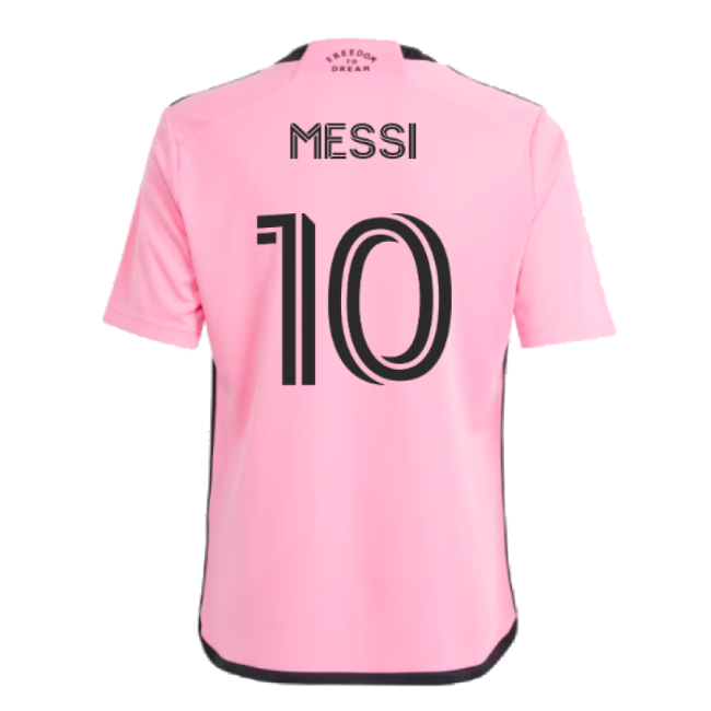 Genuine Home Jersey Messi 1 #0 Official Merchandise Licensed Pro (v2)