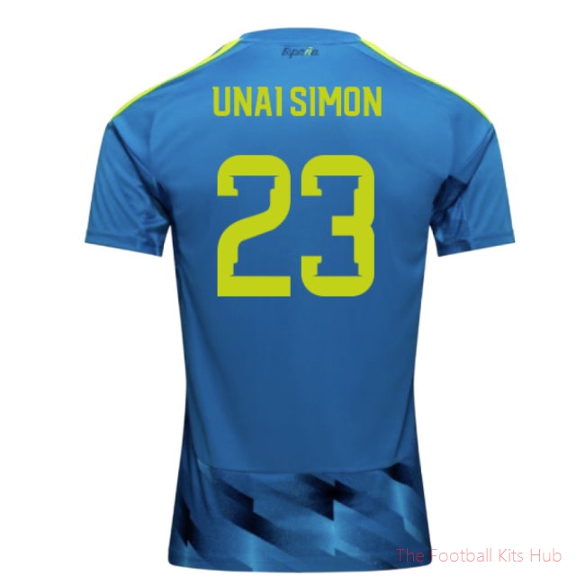 [LK] 2026/27 Spain Home Goalkeeper Shirt (Aqua) (Unai Simon 23)