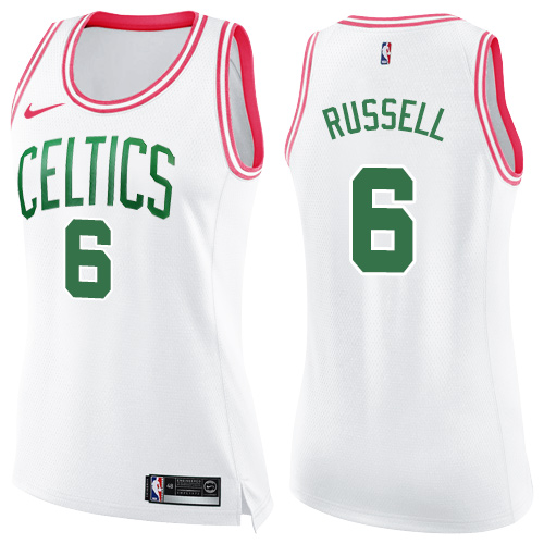 White BOS Boston Celtics #6 Nike Replica Jersey NBA Fan Apparel