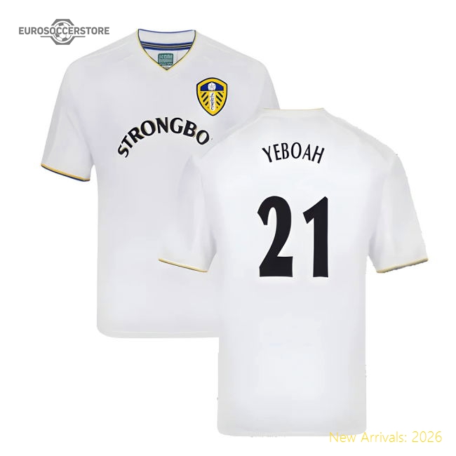 Authentic Leeds United 2001 Retro Shirt (yeboah 21) - Premium Quality